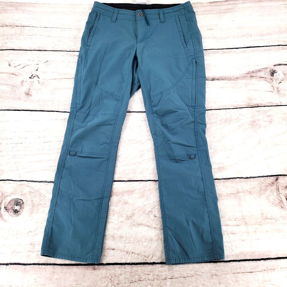 KUHL Cargo nPants Womens Size 6 Short Green Hiking Legendary Outdoor Fits 32x29